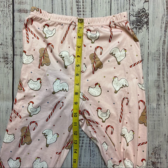Bella+Canvas Fluffylayers Gingerbread Pajama Set. Size Small. - Picture 10 of 14